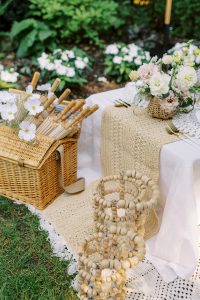 danielle-cargill-photogaphy-lillies-bloom-floral Luxury Garden Picnic Wedding Styled Shoot