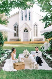danielle-cargill-photogaphy-lillies-bloom-floral Luxury Garden Picnic Wedding Styled Shoot
