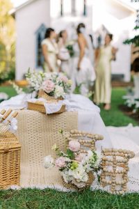 danielle-cargill-photogaphy-lillies-bloom-floral Luxury Garden Picnic Wedding Styled Shoot