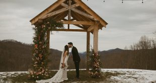 Dreamy Snowy Mountain Elopement Styled Shoot at The Heavens Venue