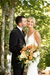 Taylor and Matt's Romantic Destination Wedding Overlooking the Smoky Mountains