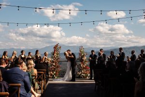 Taylor and Matt's Romantic Destination Wedding Overlooking the Smoky Mountains