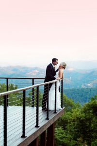 Taylor and Matt's Romantic Destination Wedding Overlooking the Smoky Mountains