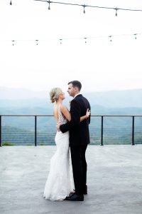 Taylor and Matt's Romantic Destination Wedding Overlooking the Smoky Mountains