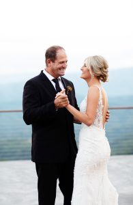 Taylor and Matt's Romantic Destination Wedding Overlooking the Smoky Mountains