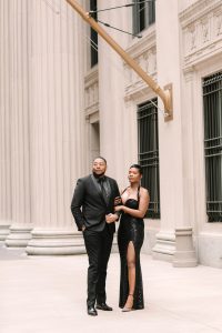 Brittany and Jonathan's Seductive Engagement Session at The Rookery in Chicago