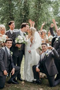 Payton and John's Classic Modern Mountain Wedding at SkyView at Fall River Village