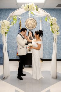 Karina and Arthur's Beautiful Intimate Wedding at Norwalk Courthouse