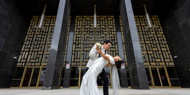 Karina and Arthur's Beautiful Intimate Wedding at Norwalk Courthouse
