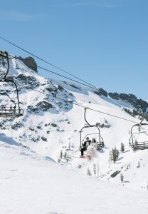 Wedding on the Slopes Styled Shoot - Skiing in a Wedding Dress and Tux