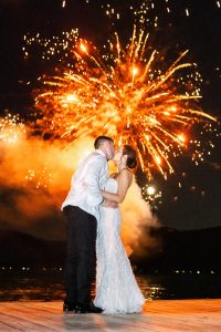 Andi and Malin's Lakeside Wedding on Lake George