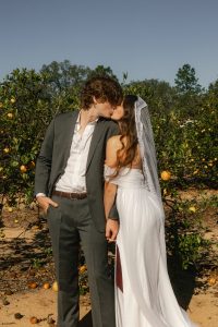 Romantic and Whimsical Wedding Styled Shoot in an Orange Grove