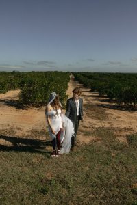 Romantic and Whimsical Wedding Styled Shoot in an Orange Grove