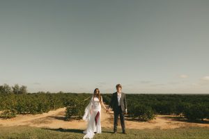 Romantic and Whimsical Wedding Styled Shoot in an Orange Grove