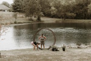 Maddison and Sam’s Intimate and Magical Backyard Micro Wedding
