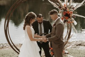 Maddison and Sam’s Intimate and Magical Backyard Micro Wedding