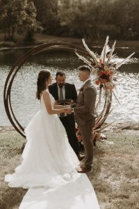 Maddison and Sam’s Intimate and Magical Backyard Micro Wedding