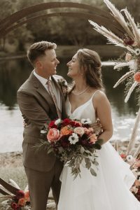 Maddison and Sam’s Intimate and Magical Backyard Micro Wedding