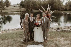 Maddison and Sam’s Intimate and Magical Backyard Micro Wedding