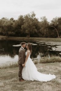 Maddison and Sam’s Intimate and Magical Backyard Micro Wedding