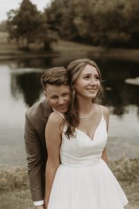 Maddison and Sam’s Intimate and Magical Backyard Micro Wedding