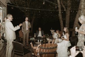 Maddison and Sam’s Intimate and Magical Backyard Micro Wedding
