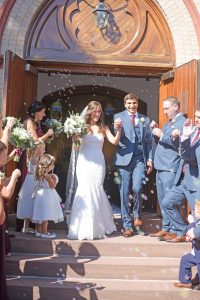 Stephanie and Stephen's Vibrant Summer Wedding at the Ethan Allen Hotel