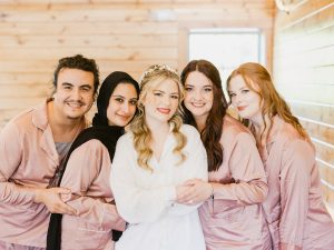 Kristen and Zavier’s Golden Christmas Wedding at Hidden Creek