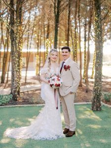 Kristen and Zavier’s Golden Christmas Wedding at Hidden Creek
