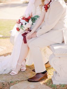 Kristen and Zavier’s Golden Christmas Wedding at Hidden Creek