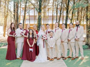 Kristen and Zavier’s Golden Christmas Wedding at Hidden Creek