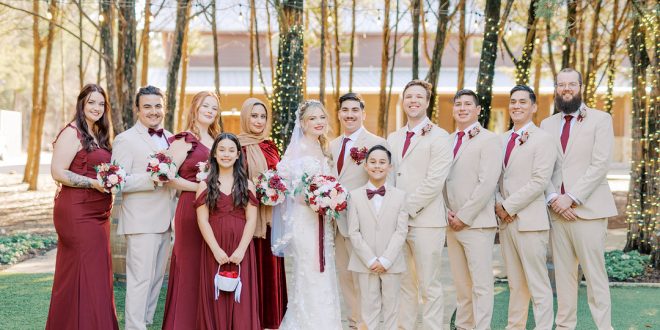 Kristen and Zavier’s Golden Christmas Wedding at Hidden Creek