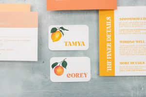 Beautiful Citrus Themed Styled Shoot at Morais Vineyards