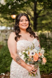 Mary Beth and Seth's Intimate Spring Wedding Portraits at Historic Oak View County Park