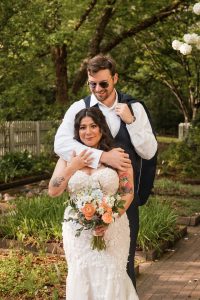Mary Beth and Seth's Intimate Spring Wedding Portraits at Historic Oak View County Park