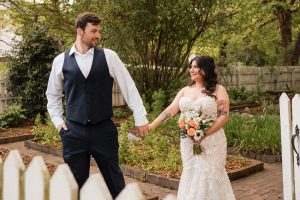 Mary Beth and Seth's Intimate Spring Wedding Portraits at Historic Oak View County Park
