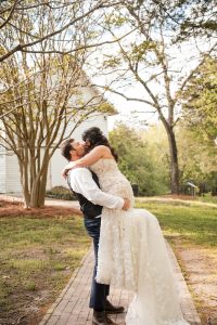 Mary Beth and Seth's Intimate Spring Wedding Portraits at Historic Oak View County Park