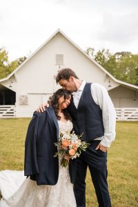 Mary Beth and Seth's Intimate Spring Wedding Portraits at Historic Oak View County Park