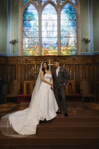 Sophisticated Styled Shoot at Northwestern University's SAE Chapel