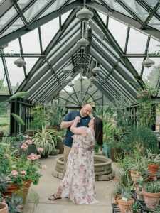 MA0F8F~1 Samantha and Michael's Nature-Filled Engagement Session at Meadowlark Botanical Gardens