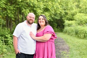 Janae and Blake's Midwest Spring Engagement at Celery Bog