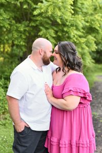 Janae and Blake's Midwest Spring Engagement at Celery Bog