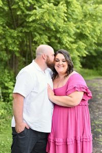 Janae and Blake's Midwest Spring Engagement at Celery Bog