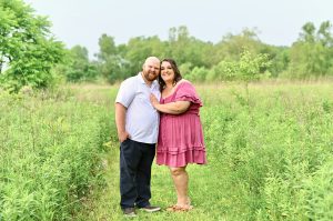 Janae and Blake's Midwest Spring Engagement at Celery Bog