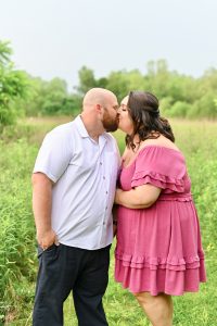 Janae and Blake's Midwest Spring Engagement at Celery Bog