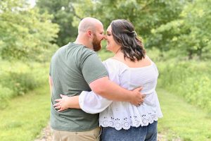 Janae and Blake's Midwest Spring Engagement at Celery Bog