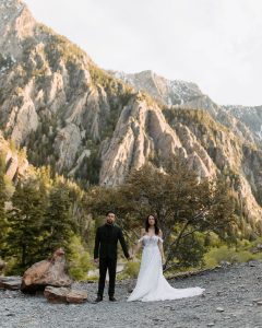 Mountain Elopement in Utah’s Wasatch Range_Bri Parkin Photography_B20A0045_low Jess and Chris's Mountain Elopement in Utah’s Wasatch Range