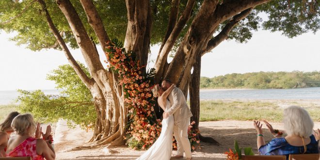 Sarah and Drew's Vibrant Destination Wedding at Pangas Beach Club in Costa Rica