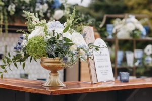 Elegant and Endearing Styled Shoot Wedding in Blue and White Palette