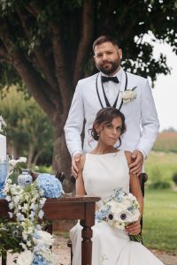 Elegant and Endearing Styled Shoot Wedding in Blue and White Palette